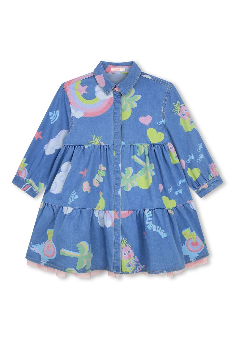 billieblush denim dress Girls Dress Billieblush Denim Mix