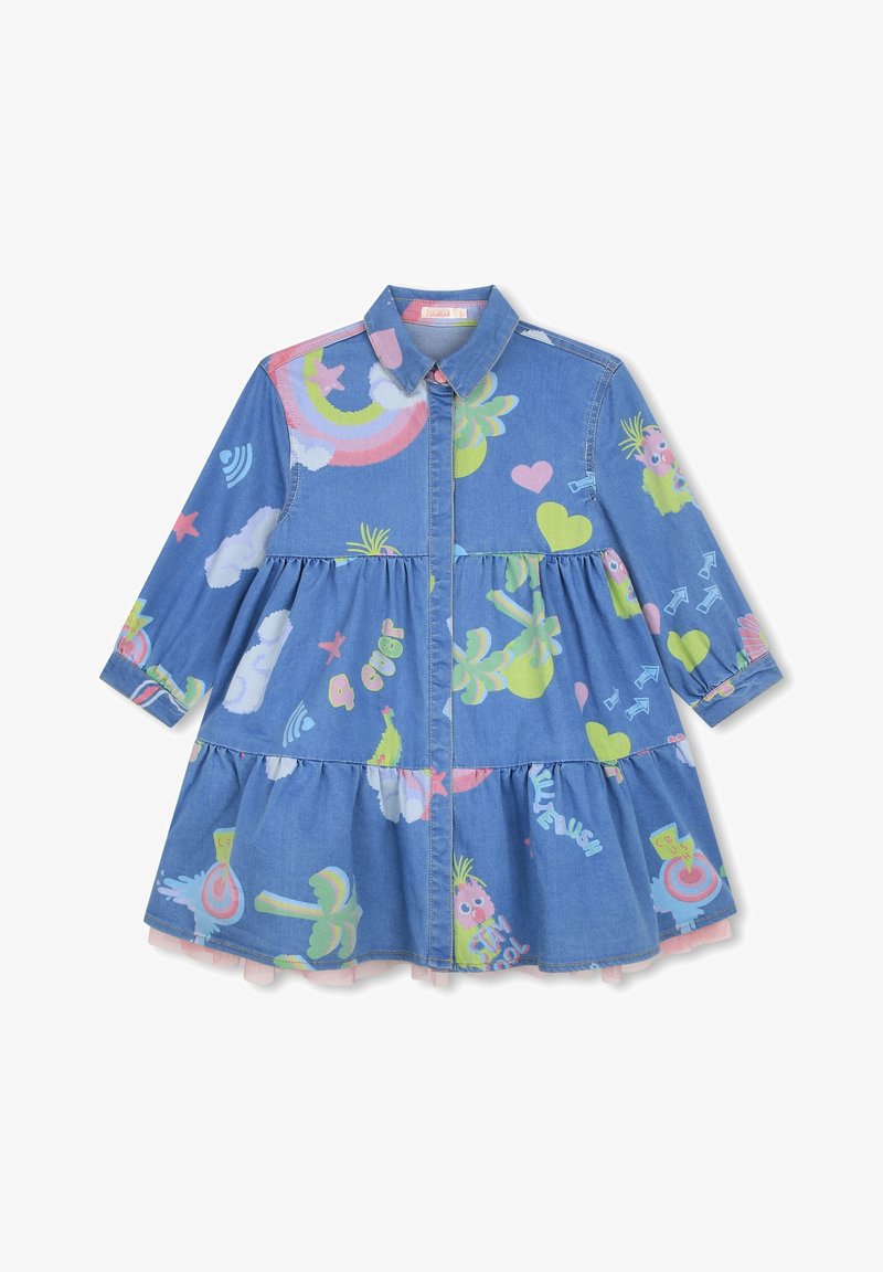 billieblush denim dress Girls Dress Billieblush Denim Mix