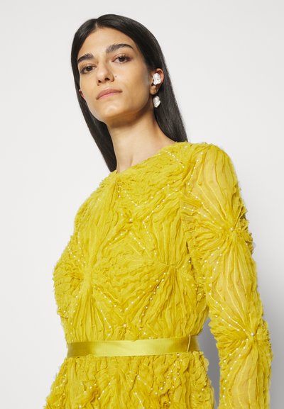 Erdem LONG BLOUSON SLEEVE FLOOR LENGTH GOWN - Ένδυση για ειδικές περιστάσεις - chartreuse