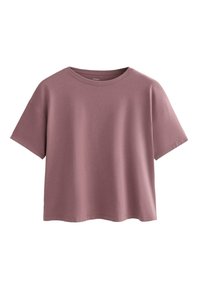 BOXY SHORT-SLEEVED  - T-shirt basic - mauve