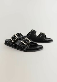 Ciabattine - black suede