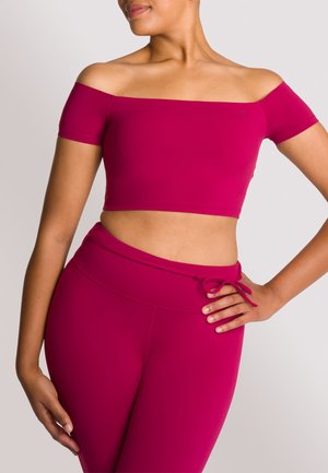 T-Shirt basic - deep plum