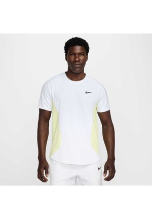 ADVANTAGE SLAM  - Sportiniai marškinėliai trumpomis rankovėmis - white luminous green medium ash