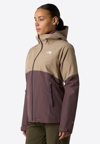 The North Face W DIABLO DYNAMIC ZIP-IN JACKET - Giacca outdoor - mushroom grey tawny qua