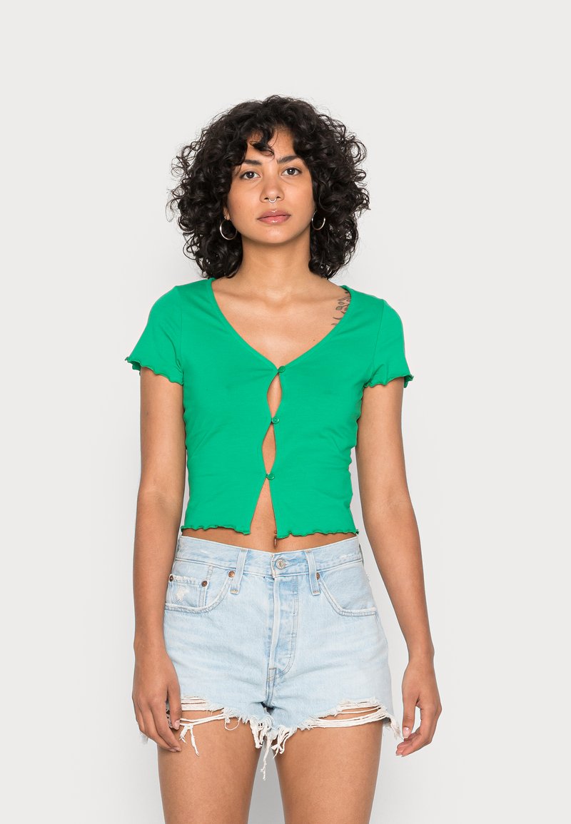 Monki Casaco de malha - green medium
