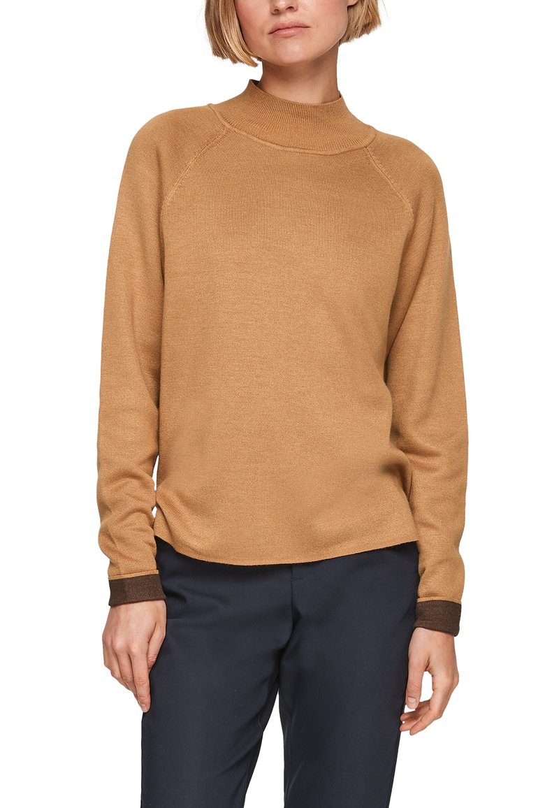 Damen Sweatshirts | s.Oliver MIT KONTRAST-DETAILS Sweatshirt caramel/beige - LW02234 Damen Sweatshirts | s.Oliver MIT KONTRAST-DETAILS Sweatshirt caramel/beige - LW02234