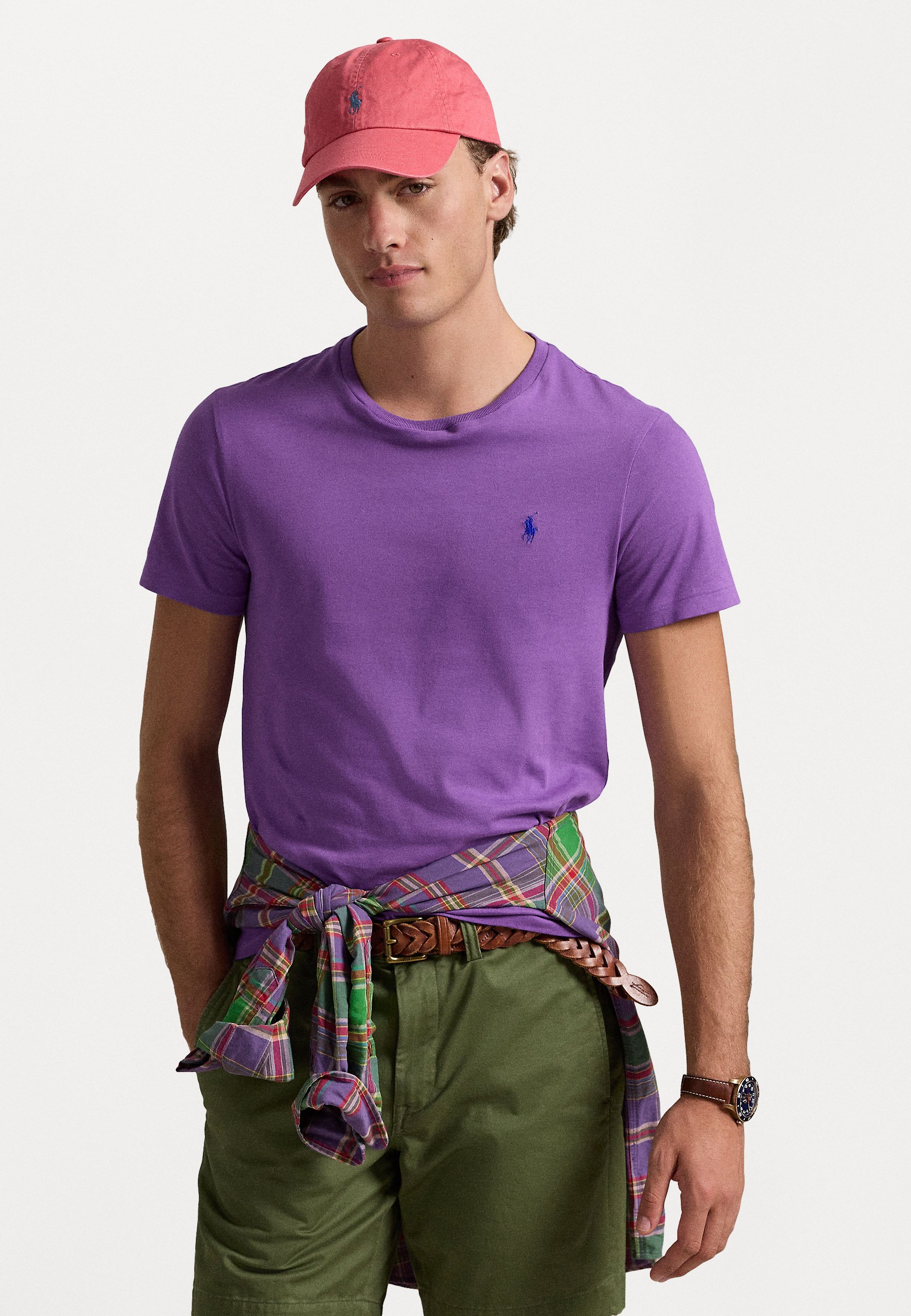 Polo Ralph Lauren CUSTOM SLIM FIT JERSEY CREWNECK T-SHIRT T