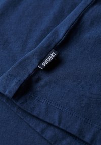 Superdry & Co ESSENTIAL LOGO RETRO - Camiseta estampada - pilot mid blue china blue