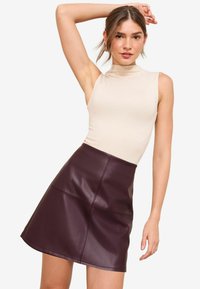 REGULAR FIT - A-vonalú szoknya - burgundy red