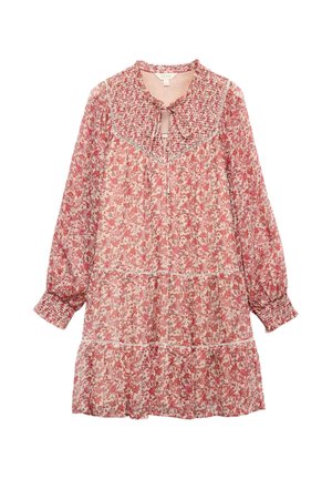 Marks & Spencer, PRINTED LADDER INSERT MINI SMOCK  - Freizeitkleid - pink mix