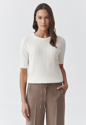 TATUUM BAZO - T-shirts basic - off white