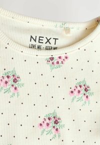 Next REGULAR FIT - LONG SLEEVE - Pikkade varrukatega topp - cream ditsy floral