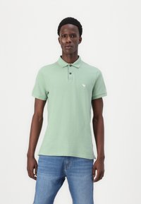 Abercrombie & Fitch Icon Don't Sweat It Polo - Polotričko - basil