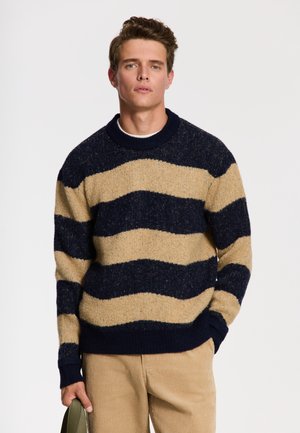 Strickpullover - blue clay wave