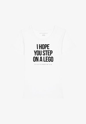 Print T-shirt - weiß