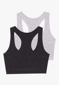 2 PACK - Topp - black/light grey