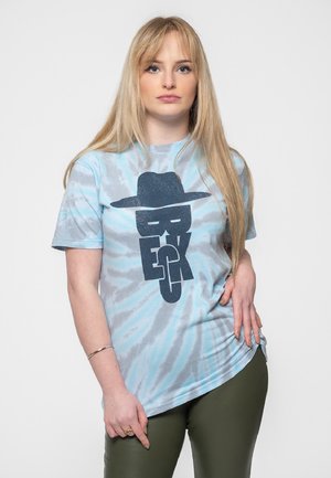 Paradiso Clothing BECK BANDIT DYE WASH - Print T-shirt - blue