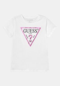 Guess - CORE JUNIOR - Camiseta estampada - true white Imagen en miniatura 1