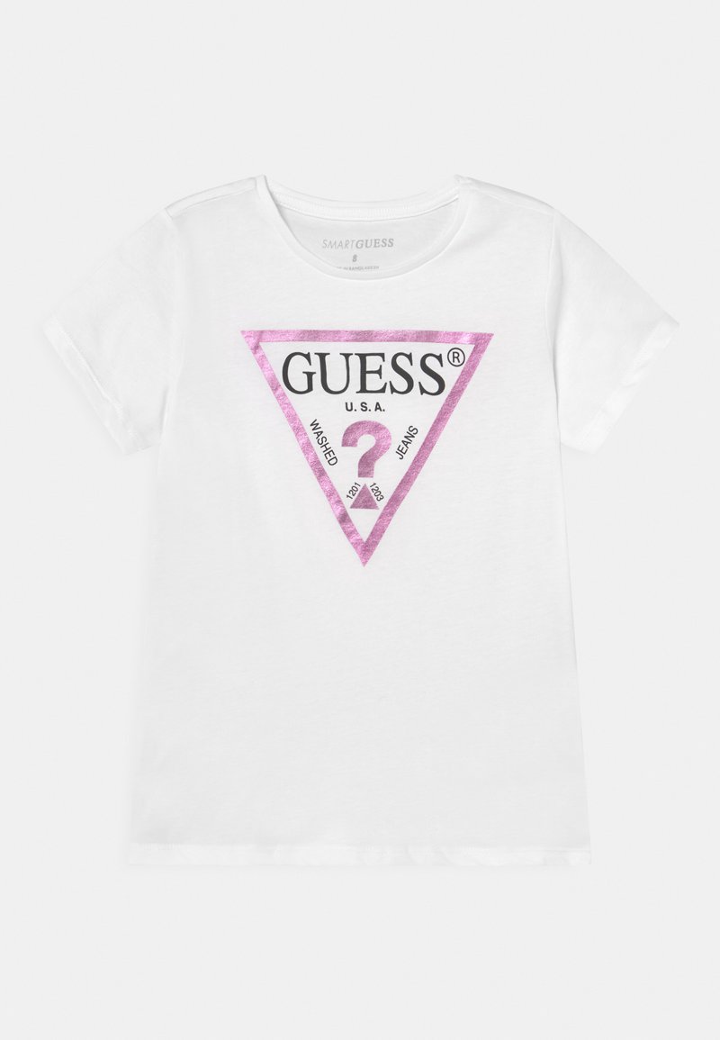 Guess CORE JUNIOR - Camiseta estampada - true white