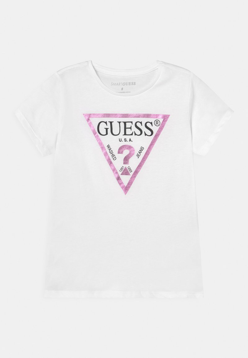 Guess - CORE JUNIOR - T-shirt imprimé - true white, Agrandir