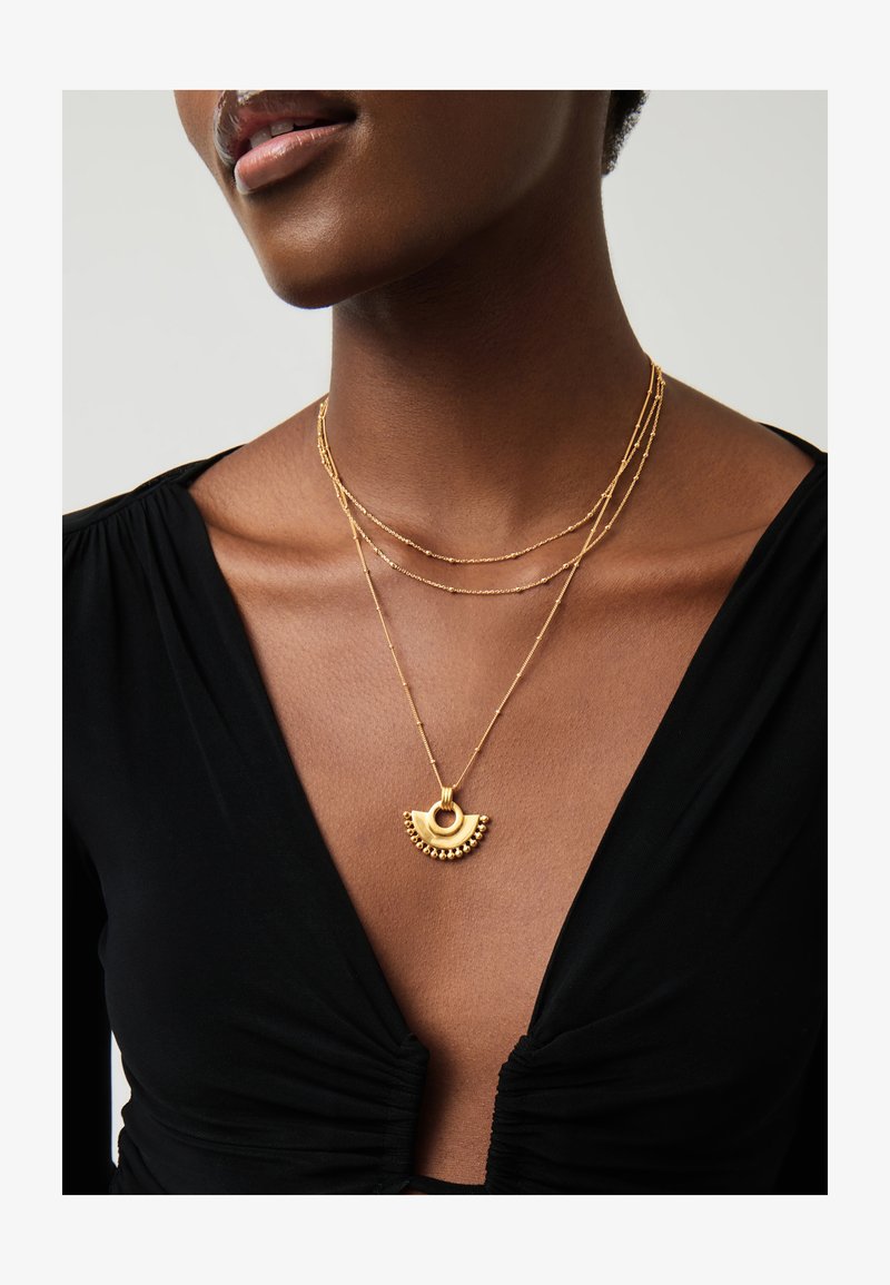 Missoma ZENYU FAN NECKLACE - Κολιέ - gold-coloured