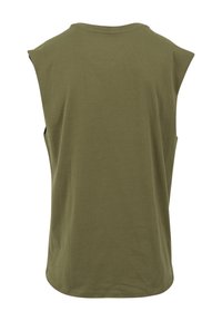 MJ Gonzales VINTAGE DREAMS - SLEEVELESS TEE - Felső - olive