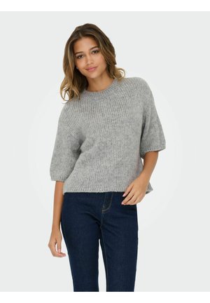 LINEA S/S  O-NECK NOOS - Pamata T-krekls - light grey melange