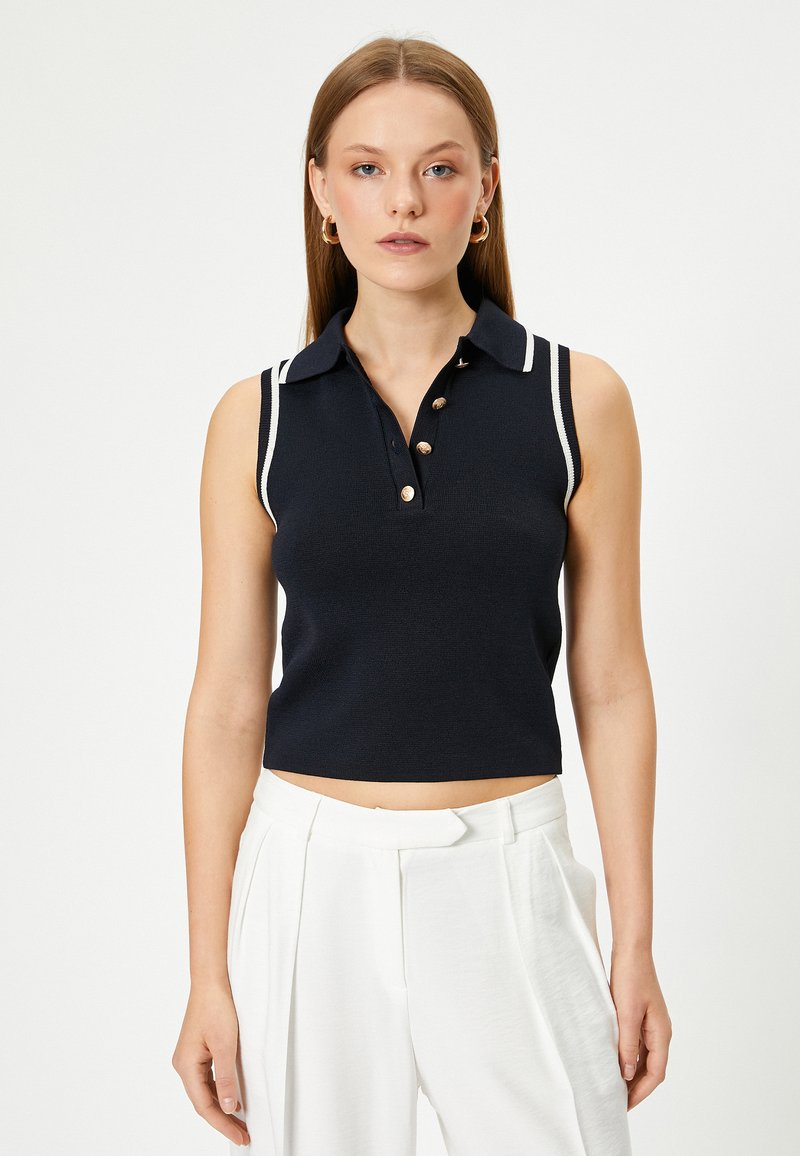 Koton SLEEVELESS - Top - dark blue