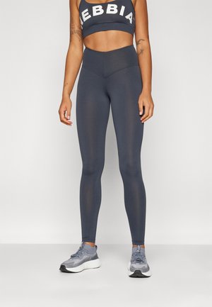 HIGH WAISTED GYM LEGGINGS - Trikoot - grey