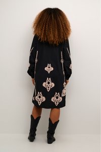 Cream Robe de jour - oriental black offwhite