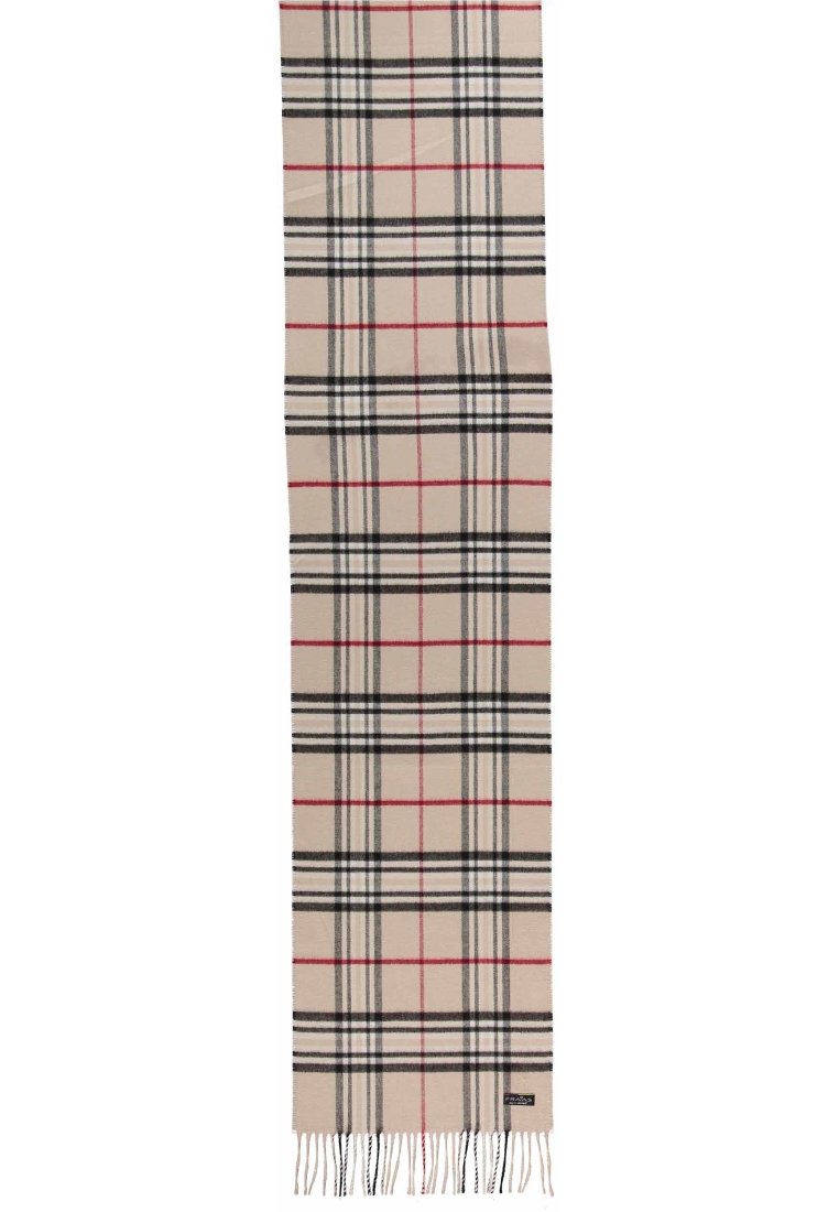 Damen Schals | FRAAS CASHMINK MIT KAROMUSTER Schal beige - JP26498 Damen Schals | FRAAS CASHMINK MIT KAROMUSTER Schal beige - JP26498