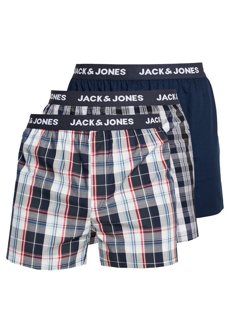 Knooppunt Uluru dichtheid Jack & Jones JACCHECK 3 PACK - Boxer shorts - navy/dark blue - Zalando.co.uk