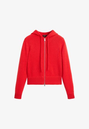Massimo Dutti, Padded high neck bomber jacket - Vest - red