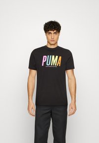 Puma GRAPHIC - Triko s potiskem - black