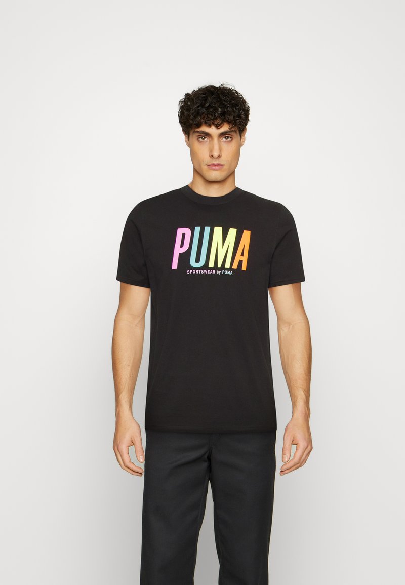 Puma GRAPHIC - Triko s potiskem - black