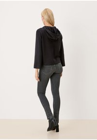 s.Oliver BLACK LABEL Felpa con cappuccio - black