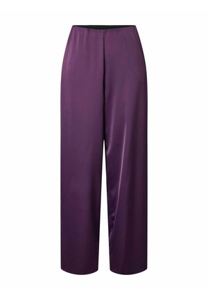 YAS, YASPELLA HW WIDE PANTS S. NOOS - Housut - wineberry