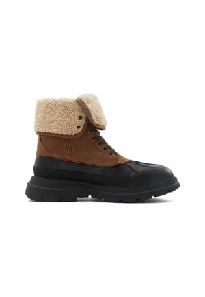 LACE UPS DELBURN WATERPROOF + COLD RATING -20C - Stivali da neve  - cognac