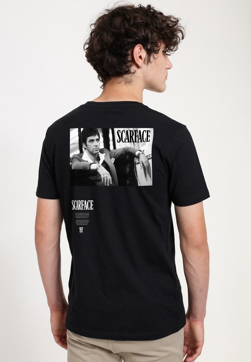 Henry Tiger SCARFACE PHOTO - Triko s potiskem - black