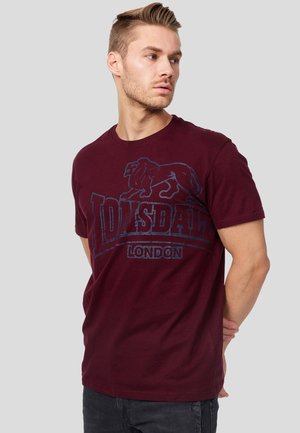 NORMALE PASSFORM LANGSETT - T-shirts med print - vintage oxblood