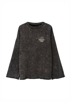 PSYCHO GOOD CREWWIDE - Sweatshirt - stonewashed black