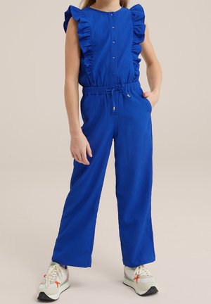 WE Fashion, Jumpsuit - mottled dark blue