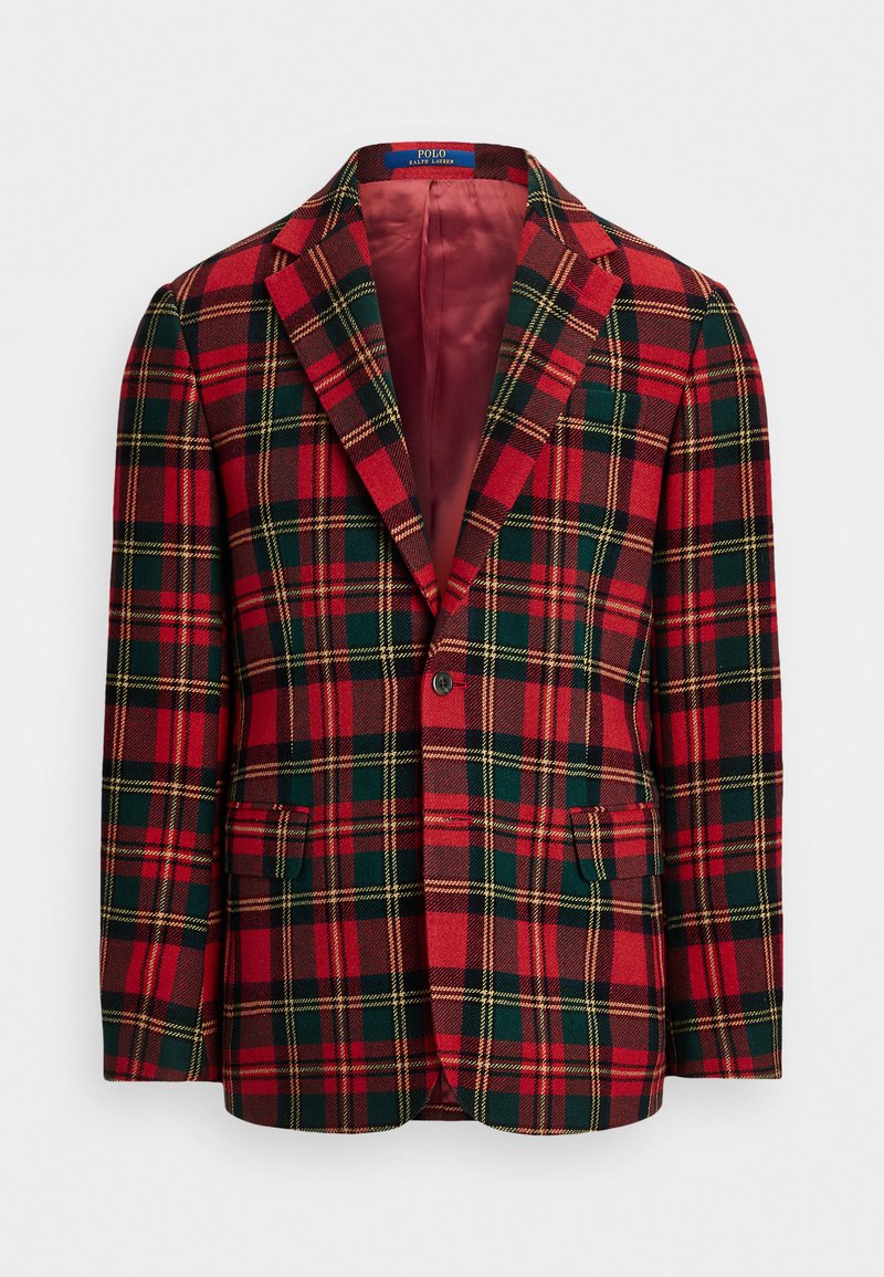 Polo Ralph Lauren POLO MODERN PLAID WOOL BLEND SPORT COAT - Kavaj - red/green multi