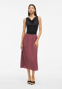 VILA Jupe trapèze - rose brown