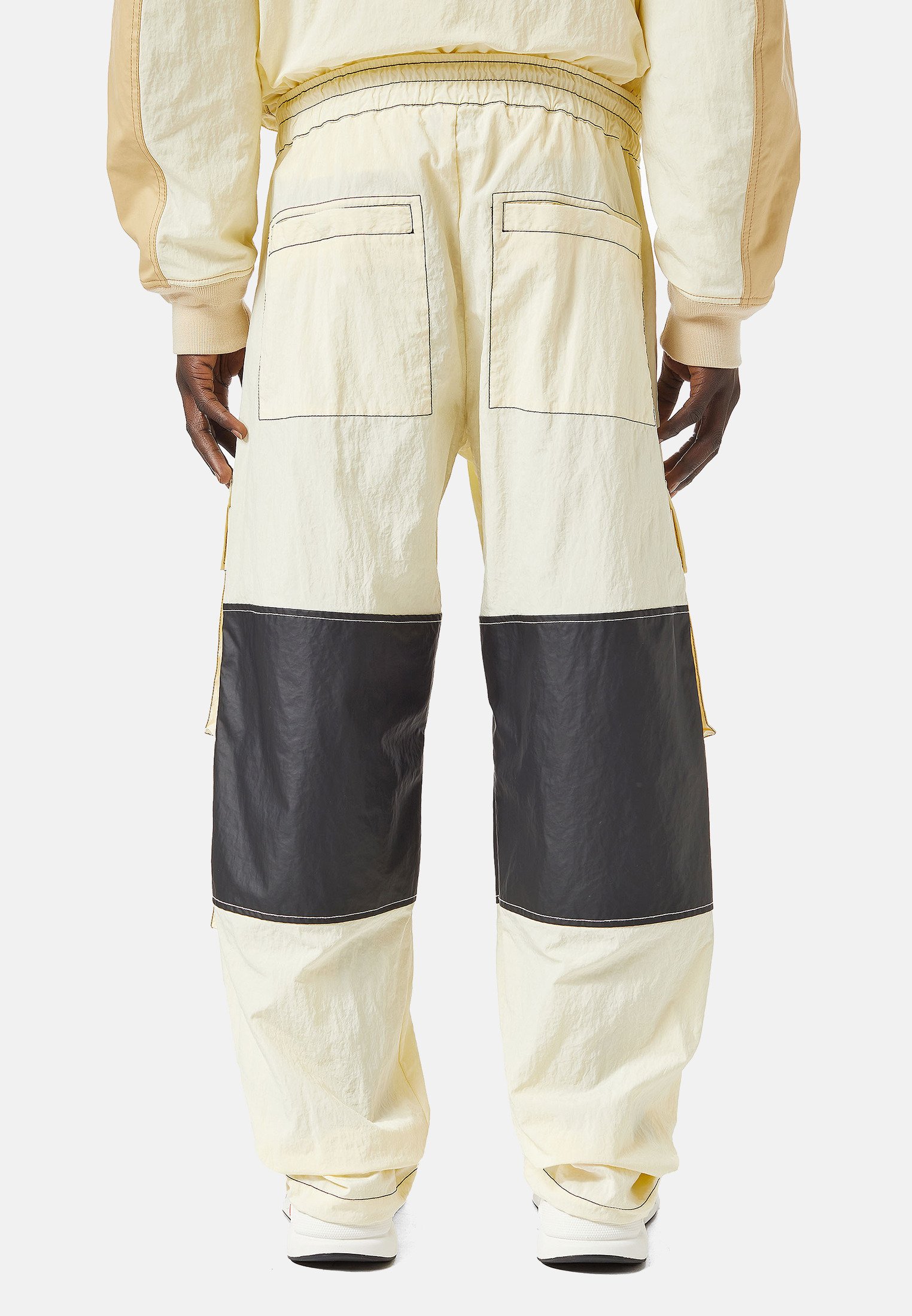 Diesel Pantaloni cargo - white/bianco - Zalando
