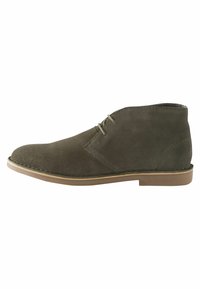 DESERT  - Botines con cordones - mottled green