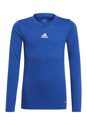 adidas Originals TEAM BASE Y - Langarmshirt - blauweiss