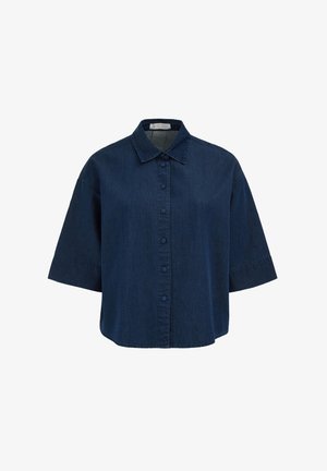 WE Fashion, BLUE RIDGE CURVE - Nööpidega pluus - dark blue
