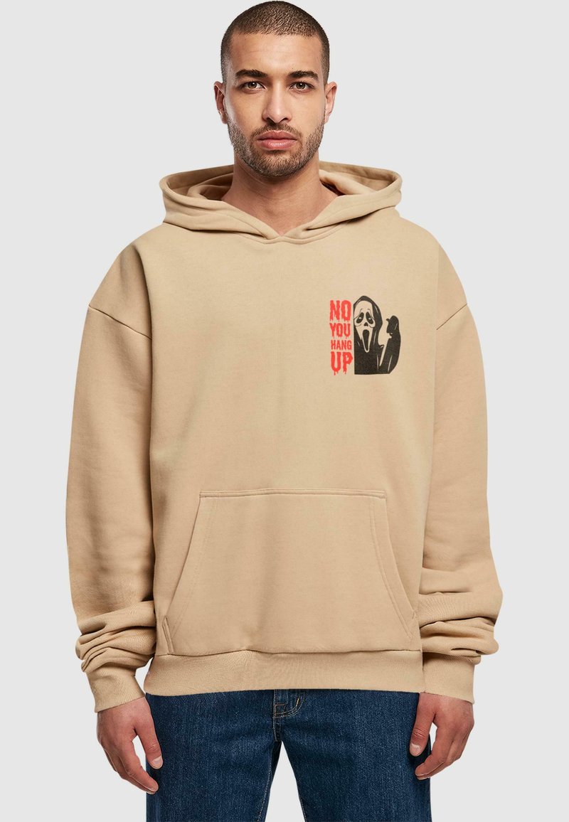 Merchcode HALLOWEEN NO YOU HANG UP  - Sweatshirt - unionbeige