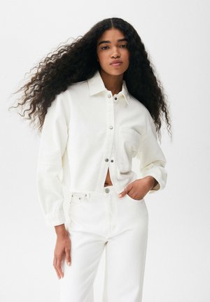 Jeansjacke - white